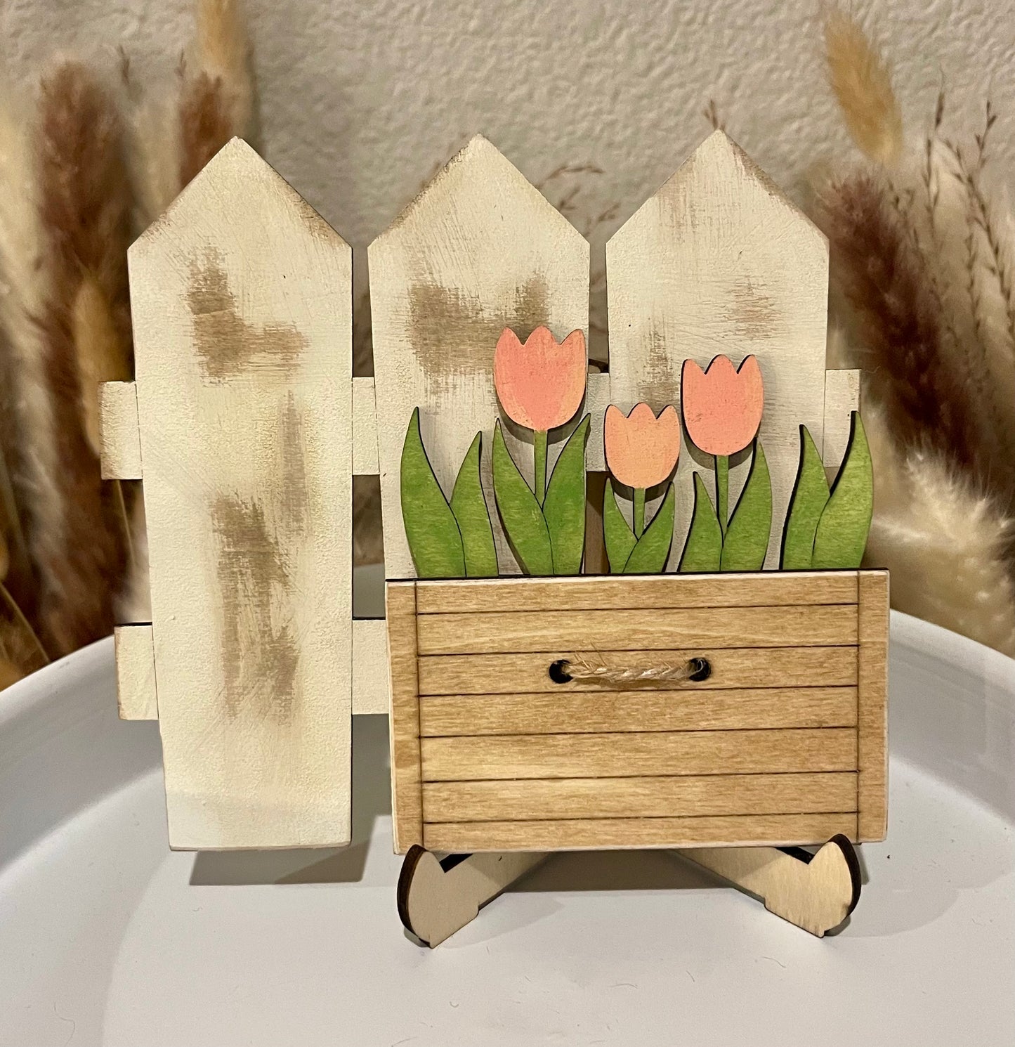 Spring Tiered Tray Set