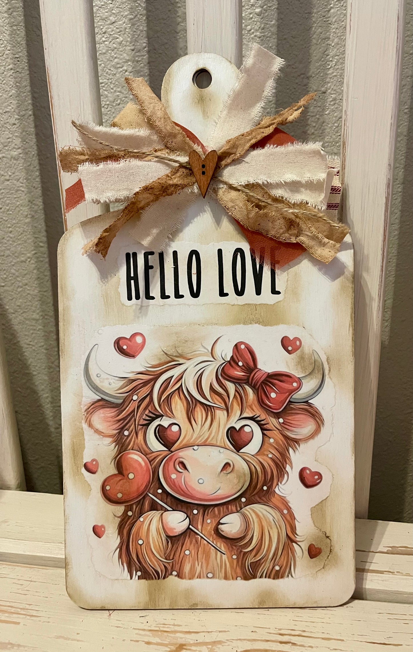 Highland “Hello Love” Cutting Board
