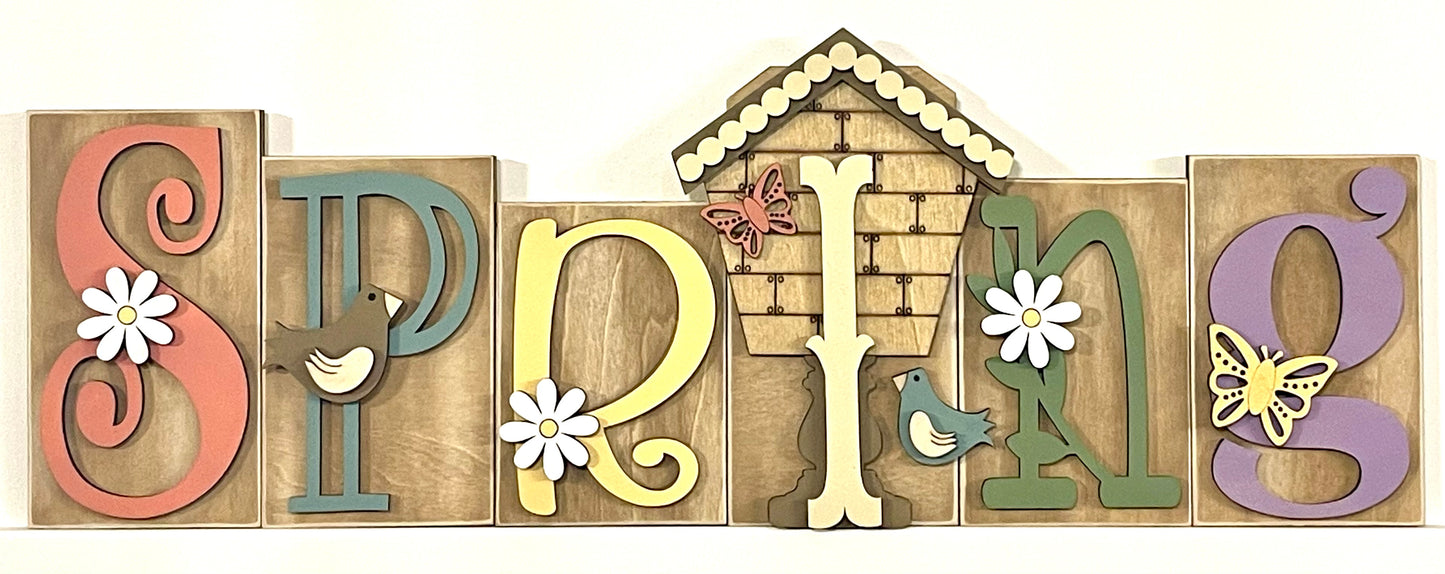 SPRING Sign #1 (Brown)