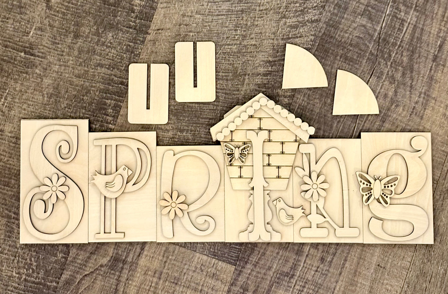 DIY SPRING Sign