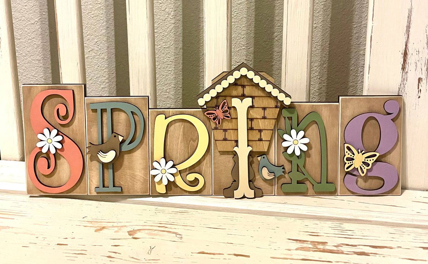 SPRING Sign #1 (Brown)