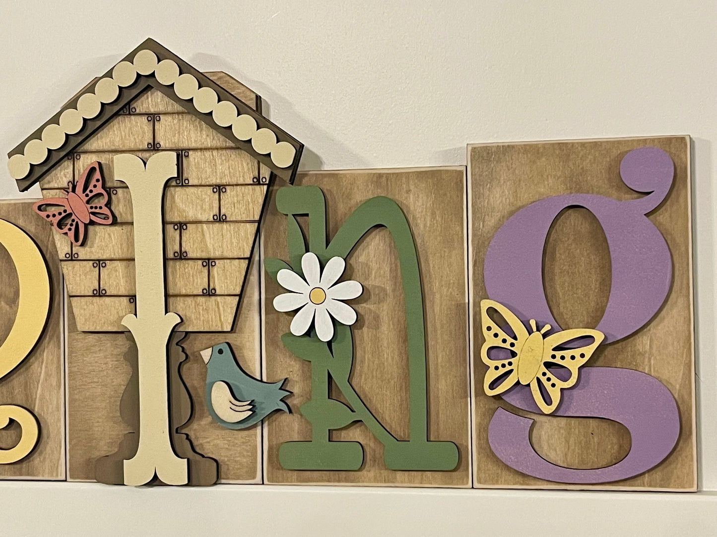 SPRING Sign #1 (Brown)