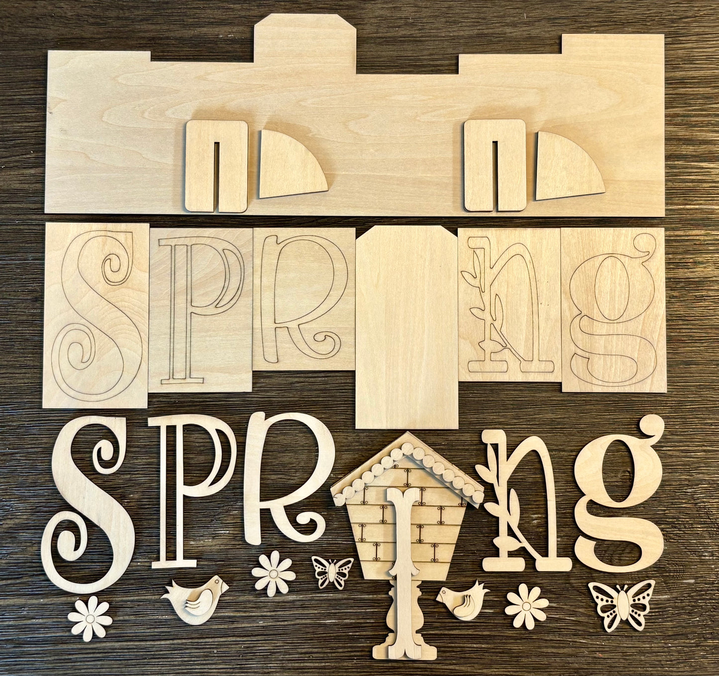 DIY SPRING Sign