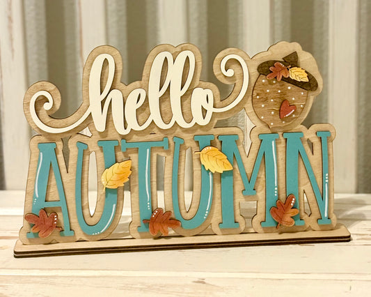 “hello Autumn” Sign