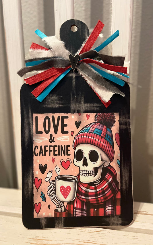 Love & Caffeine Cutting Board