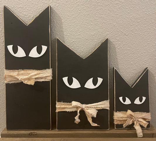 Black Kitties (Set of 3)