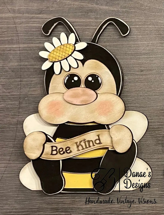 “Bee Kind” Bumblebee Shelf Sitter