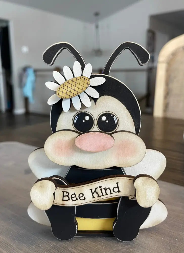 “Bee Kind” Bumblebee Shelf Sitter