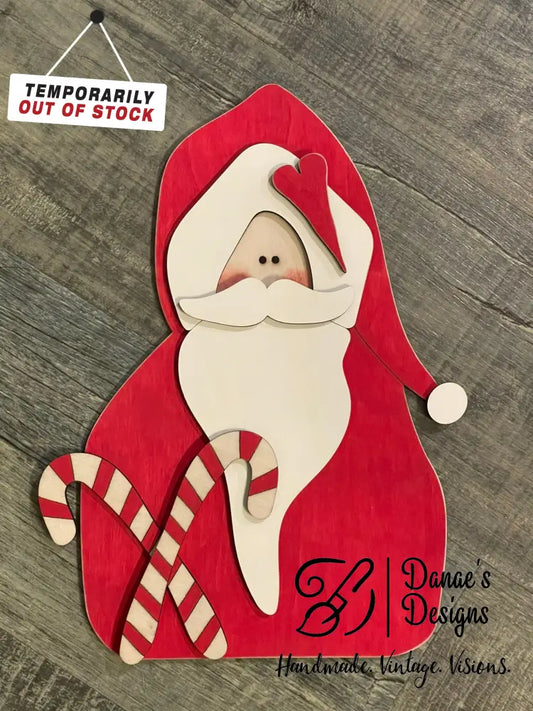 Blushing Santa Shelf Sitter